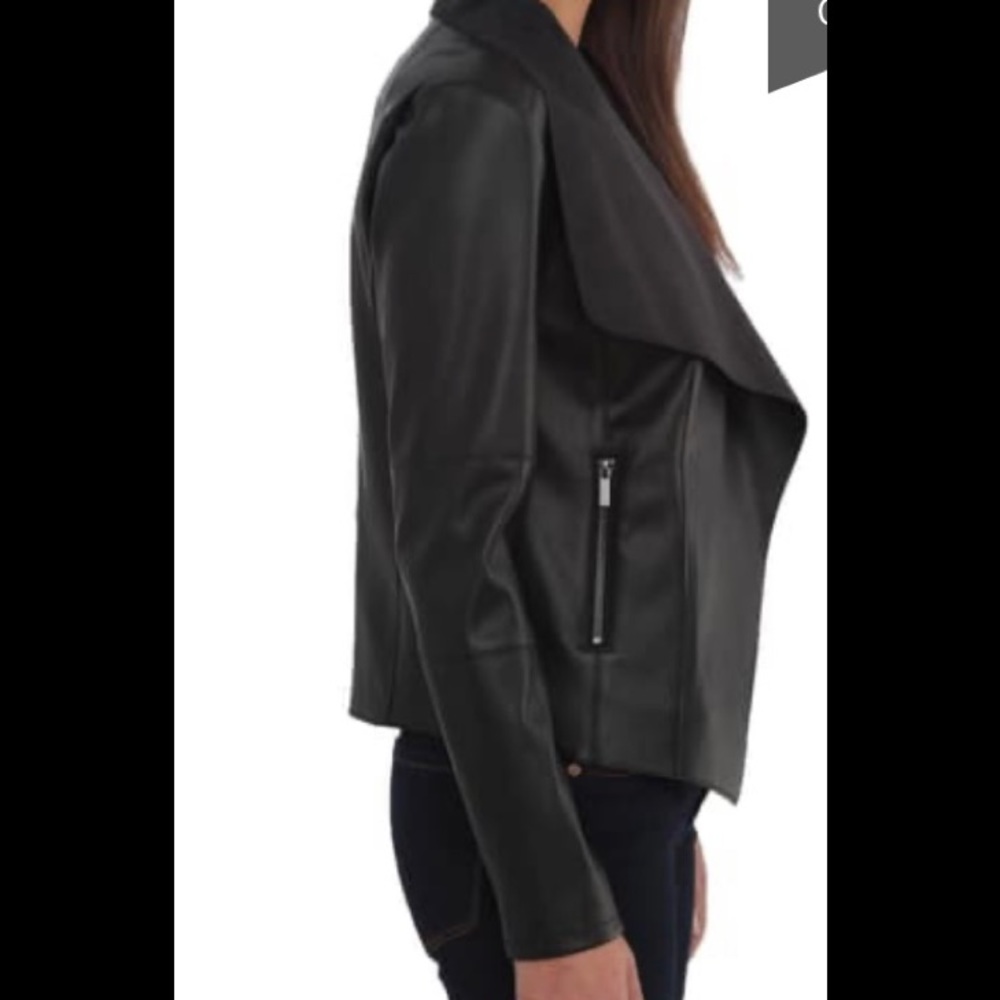 Bagatelle - Plus size faux leather/suede jacket